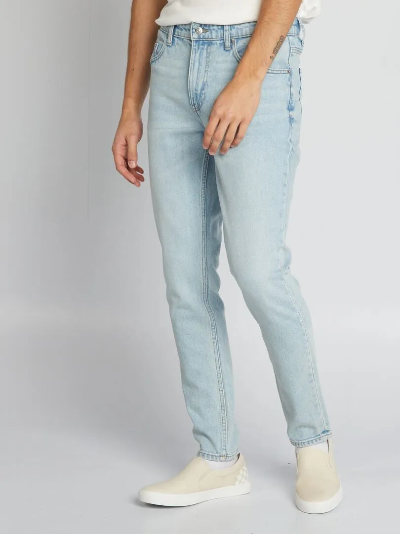 VAQUERO SLIM FIT CON 5 BOLSILLOS  AZUL